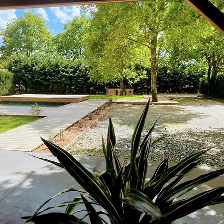 L Estanguet Maison Octogonale En Foret Rion-Des-Landes Exterior photo